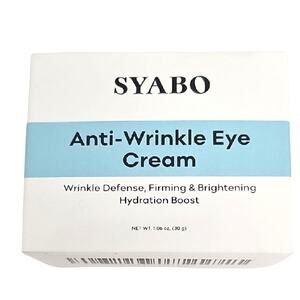 Syabo Anti-Wrinkle Eye Cream - White and Blue Wrinkle Defense Firming (NIB)